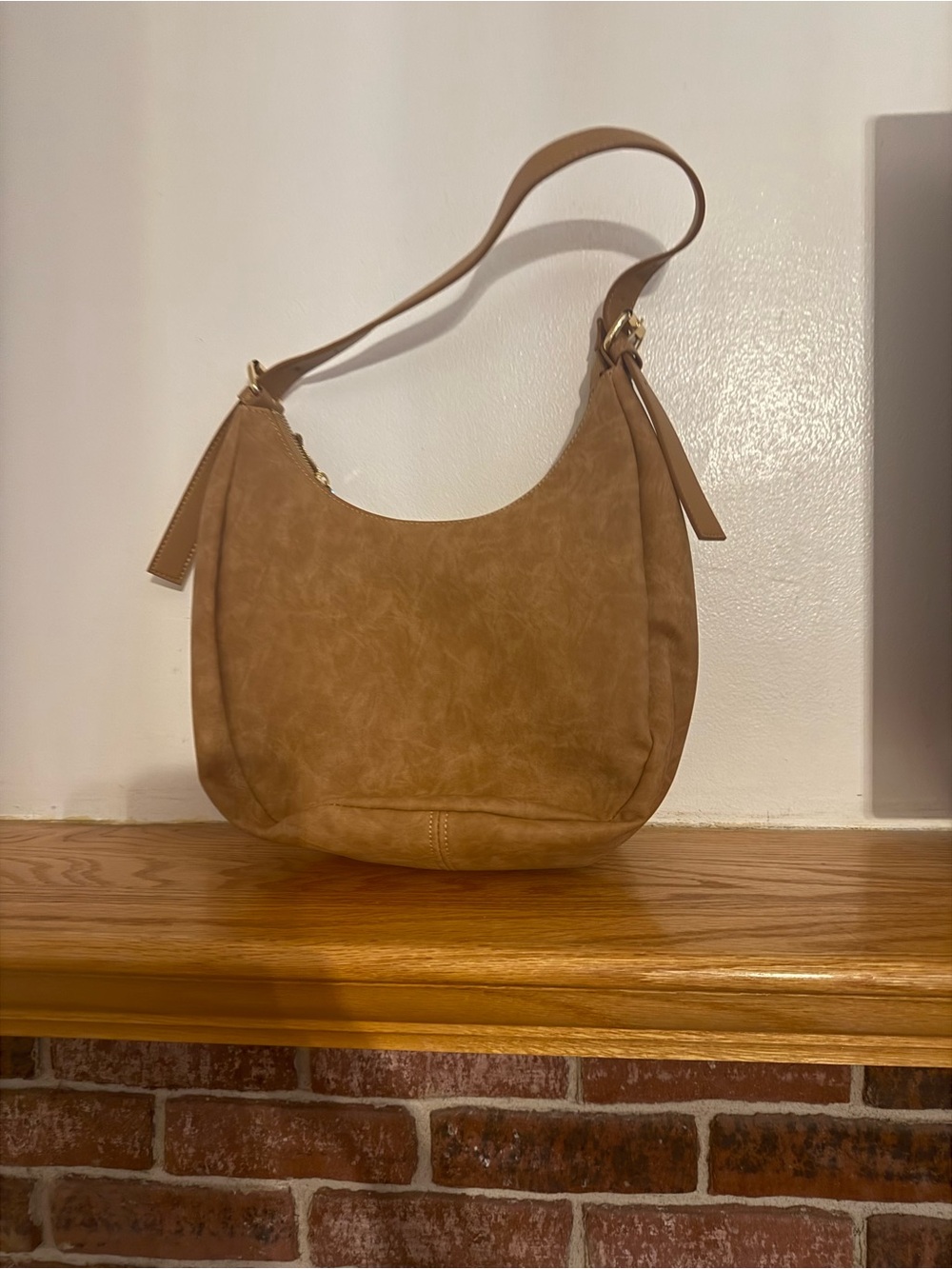 Casual Tan Shoulder Hobo Bag